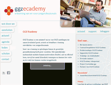 Tablet Screenshot of ggzecademy.nl